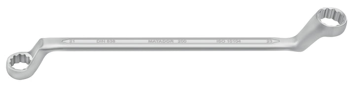 MATADOR Doppelringschlüssel, 21 x 23 mm, 0200 2123 Metrisch 21 x 23 MM, Metrisch 21 x 23 MM