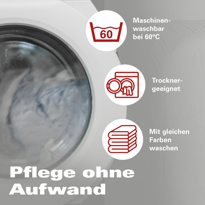BaSaTex Bio Jersey Premium Spannbettlaken | Spennbetttuch für Wasserbetten und Boxspringbetten | 97%