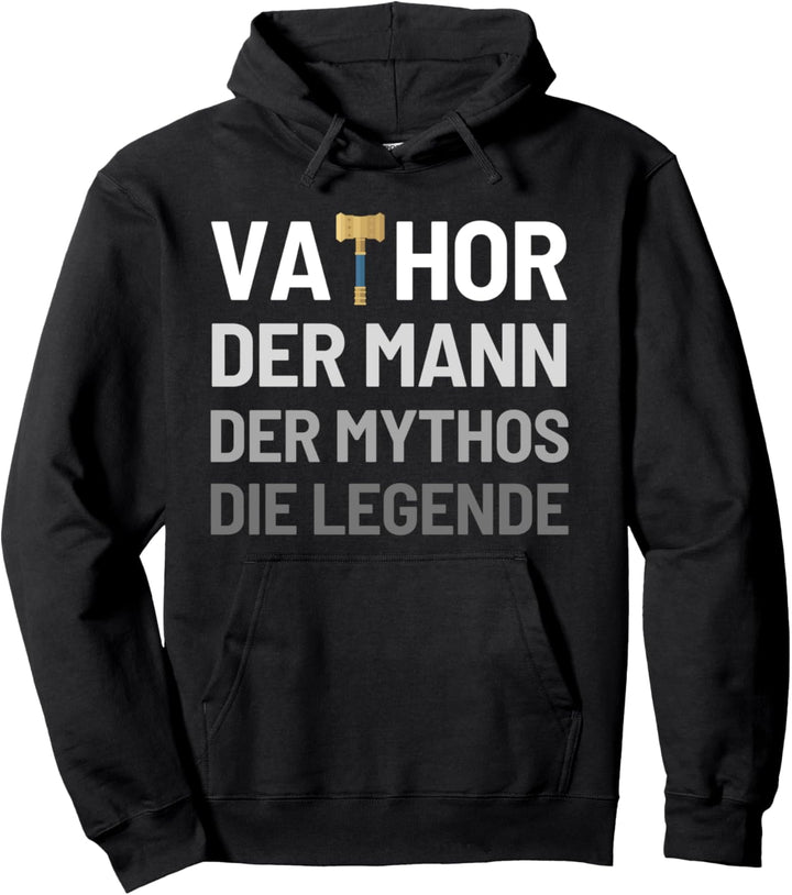 Vathor Cooler Papa Va Thor Vater Des Jahres Vatertag Pullover Hoodie