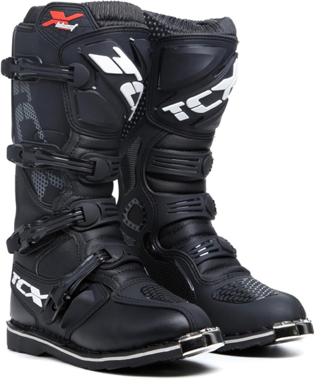 TCX Herren X-Blast Motorradstiefel 44 EU Schwarz, 44 EU Schwarz