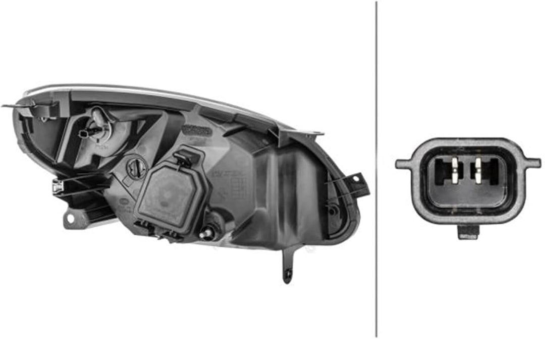 HELLA 1E7 271 510-311 FF-Hauptscheinwerfer - links - für u.a. Renault Twingo II (Cn0_) Links (Fahrer