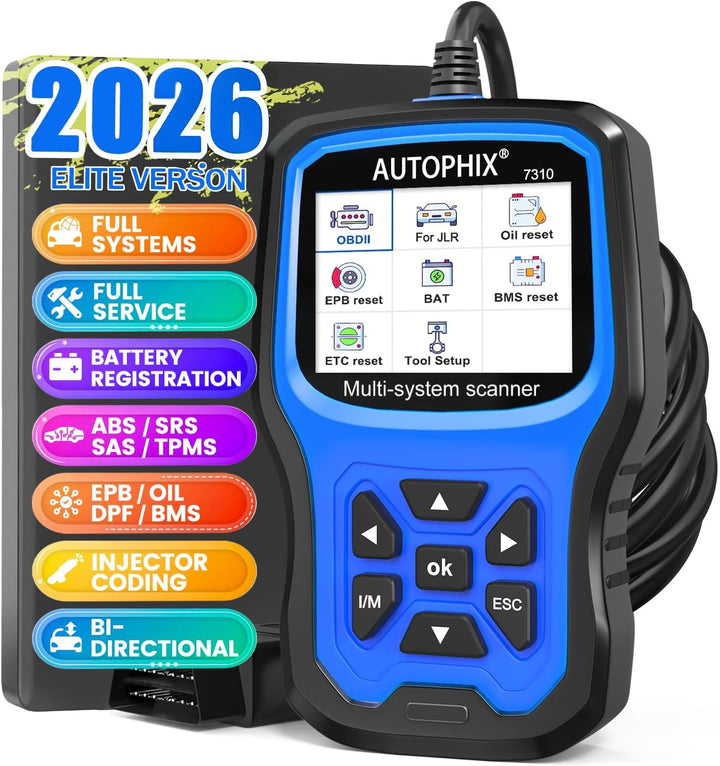 AUTOPHIX 7310 Vollständiges System OBD2 Diagnosegerät Kompatibel mit Land Rover, Volle Funktionen OB