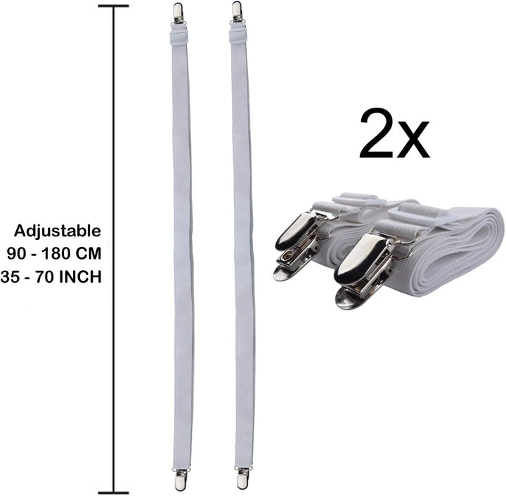 Erdungslaken Bett Set - GROss 240 x 90 cm – Erdungsbettlaken – Erdungsbettuch – Baumwolle Bettlaken