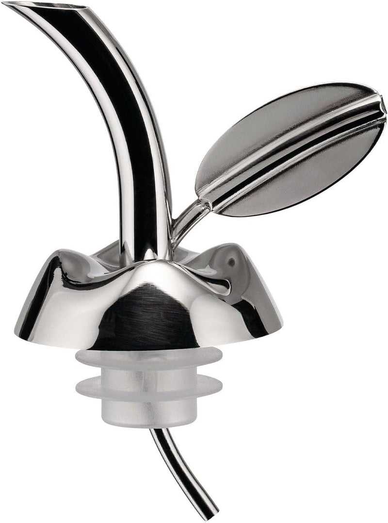 Alessi MSA32/TAP Ausgiesser für Ölflaschen Edelstahl glänzend poliert, 3.2 x 10 x 15 cm