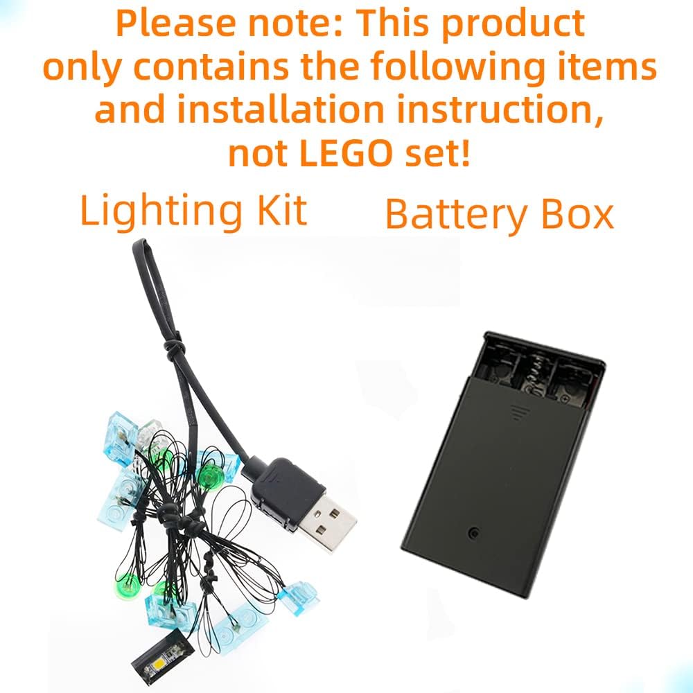 GEAMENT Bricks Lighting Kompatibel mit LEGO Star Wars Resistance Major Vonreg's TIE Fighter - für 75