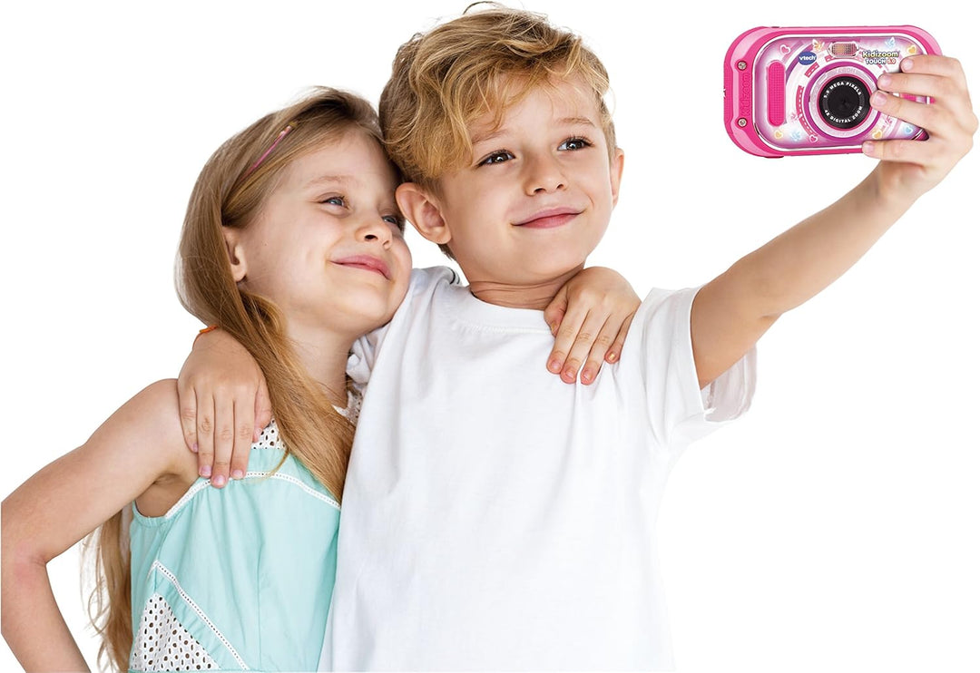 VTech KidiZoom Touch 5.0 pink – Kinderkamera mit Touchscreen, Selfie- und Videofunktion, Effekten, S