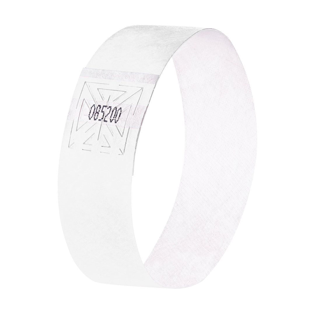 SIGEL EB216 Einlassbänder Super Soft, 120 Stück, weiss, Festival Armbänder 120 Stück weiss, 120 Stüc