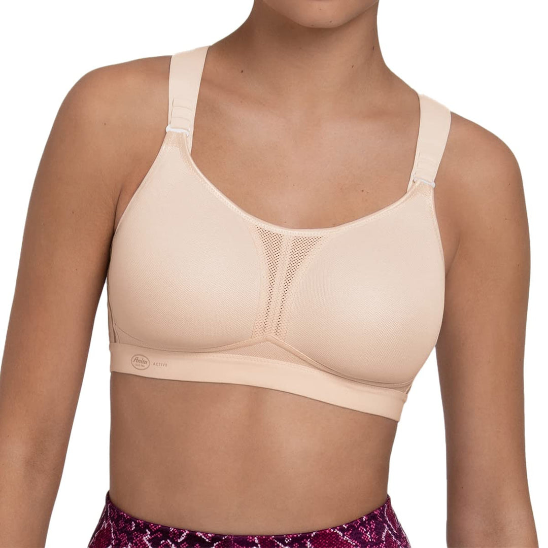 Anita Active Damen Bügelloser Sport-BH X - Back 70A Smart Rose, 70A Smart Rose