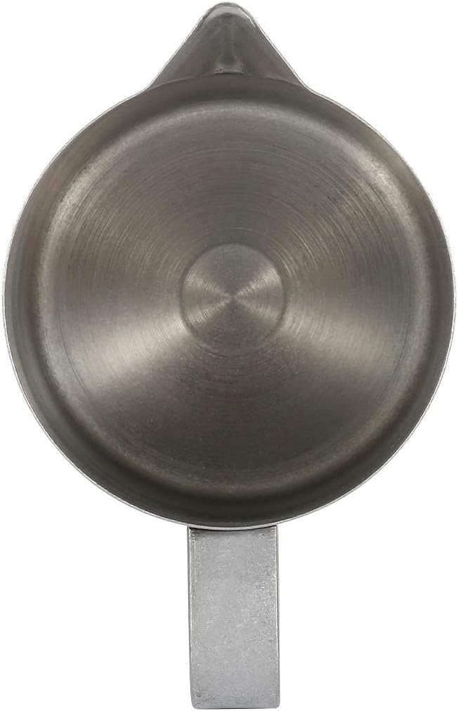 Milchaufschäumkrug, 700 ml, Espresso-Dampfkrug, Edelstahl, Milchaufschäumer, Dampfgarer für Latte Ar