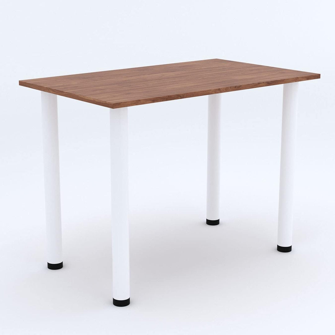 AKKE 70x40 | Esszimmertisch - Esstisch - Tisch mit weissen Beinen - Küchentisch - Bürotisch | Burgun