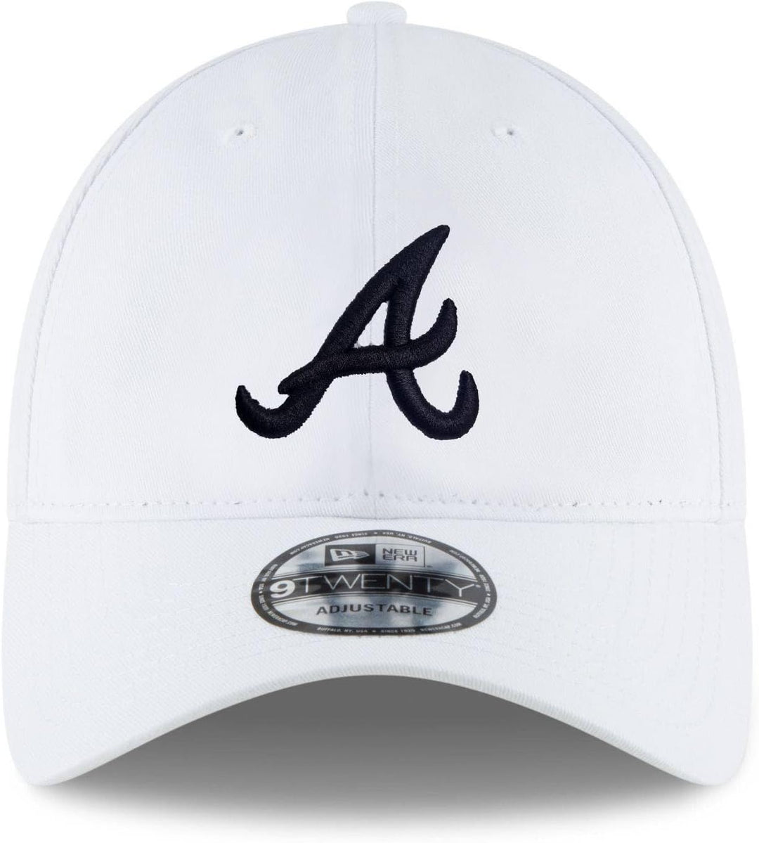 New Era 9Twenty Cap MLB Basecap Baseball Verstellbar Kappe #33-Braves-White-31675 Einheitsgrösse, #3
