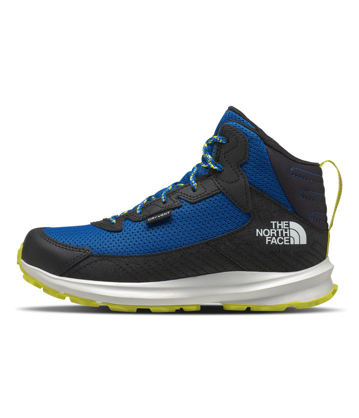 The North Face Jungen Y Fastpack Hiker Mid WpTrekking Shoes 32 EU Hero Blue Tnf Black, 32 EU Hero Bl