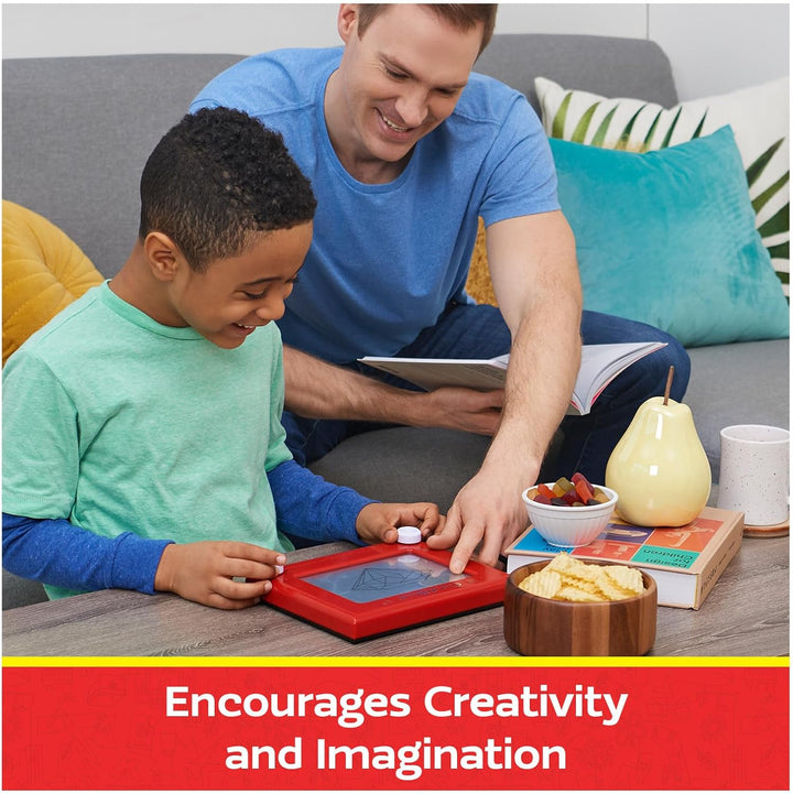 Etch A Sketch - Original Magic Screen - Magnettafel für Kinder - aus 86% recyceltem Kunststoff - Kre
