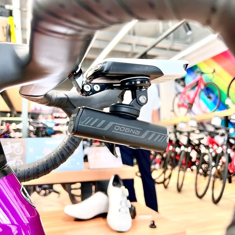 Cestbon Fahrradhalterung für Garmin Edge Wahoo Elemnt Combo Mount für Trek New Madone Integrierter L