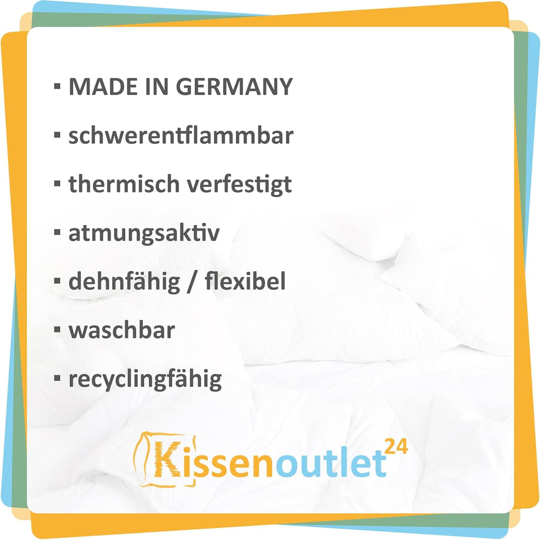 Kissenoutlet24 Patchworkvlies 500 g/m² 1,6m breit x 2,5m lang = 4m² dick ca. 40-45mm 500 g/m² 1,60m