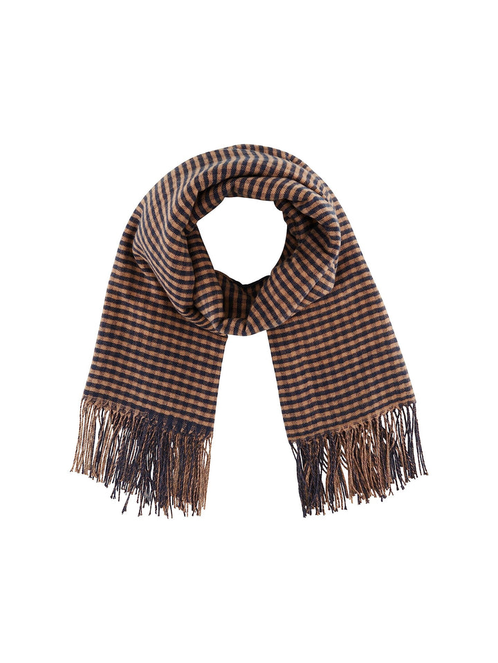 TOM TAILOR Damen Poncho mit Karomuster