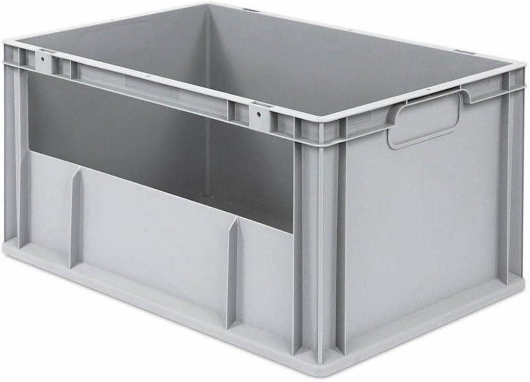Mega Deal | 10x Proregal Eurobox NextGen Insight | Seite offen | HxBxT 32x40x60 cm | Grau HxBxT 32x4
