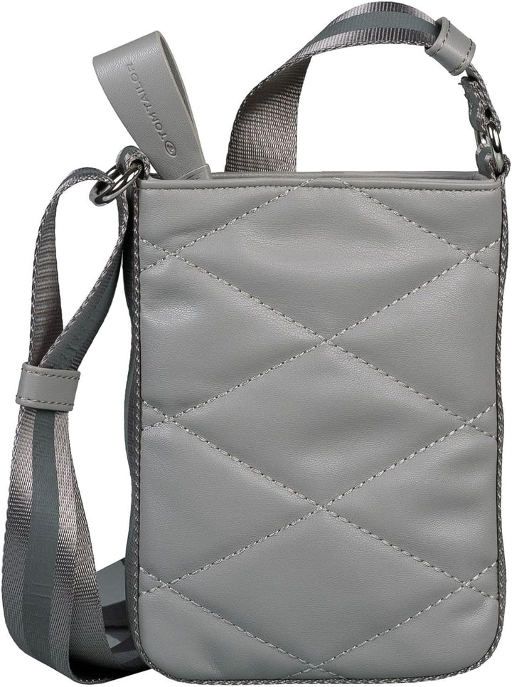 TOM TAILOR bags Mica Damen Handytasche Umhängetasche Klein Light Grey 13x3x18, Light Grey 13x3x18