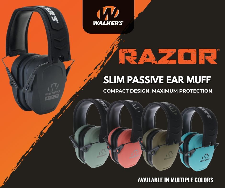 Walker's Game Ear Razor Passiv - Blaugrün (GWP-RSMPAS-TL) Einheitsgrösse Blaugrün, Einheitsgrö&