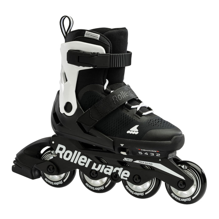 Rollerblade Unisex Jugend Microblade Inline Skates 175 Black/White, 175 Black/White