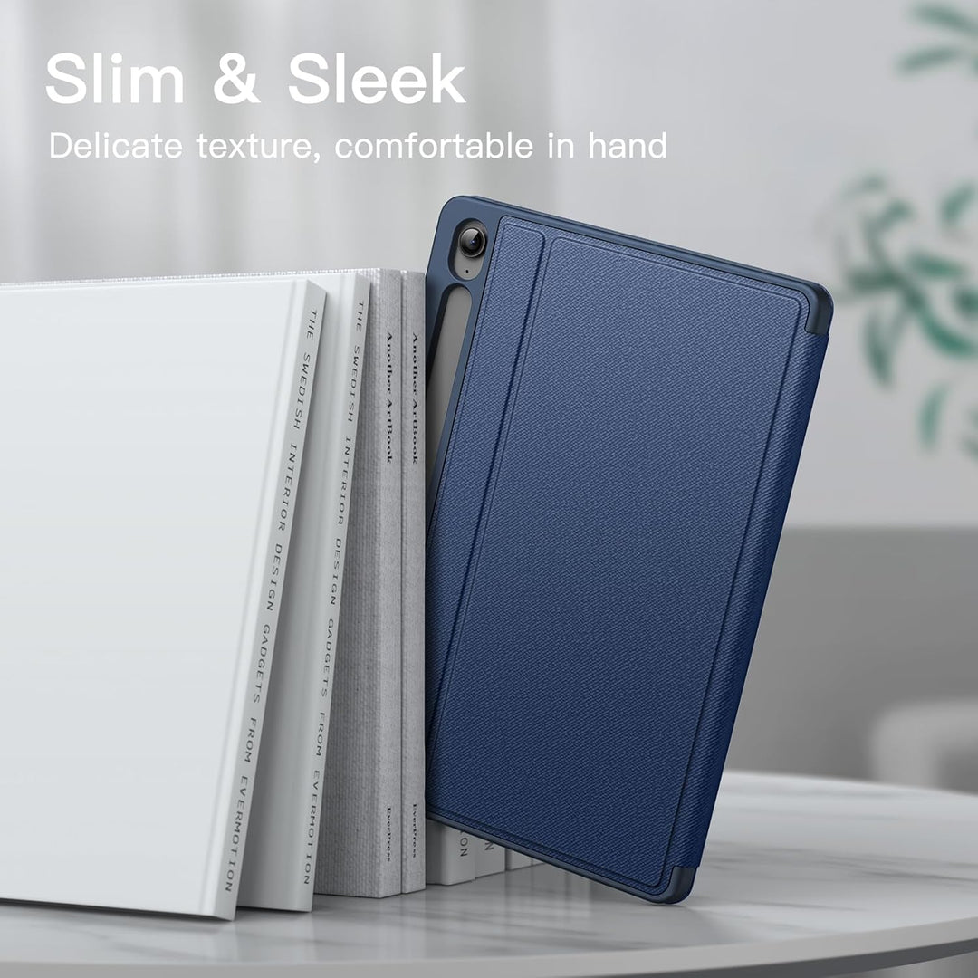 JETech Hülle für Samsung Galaxy Tab S10 FE Plus/S10 FE+ 13,1 Zoll mit S Pen Halter, Dünn Folio Ständ