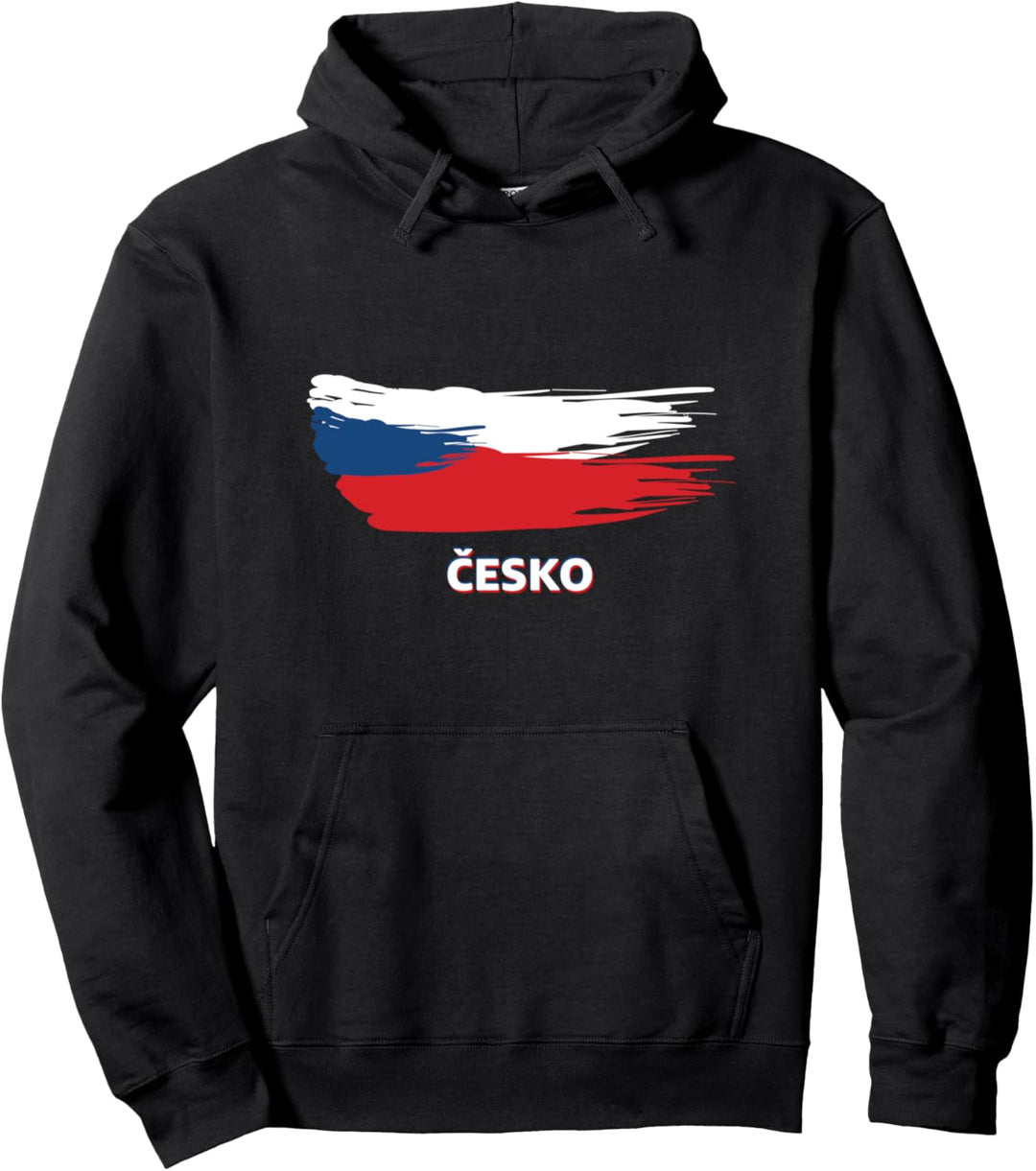 Flagge Tschechische Republik Pullover Hoodie