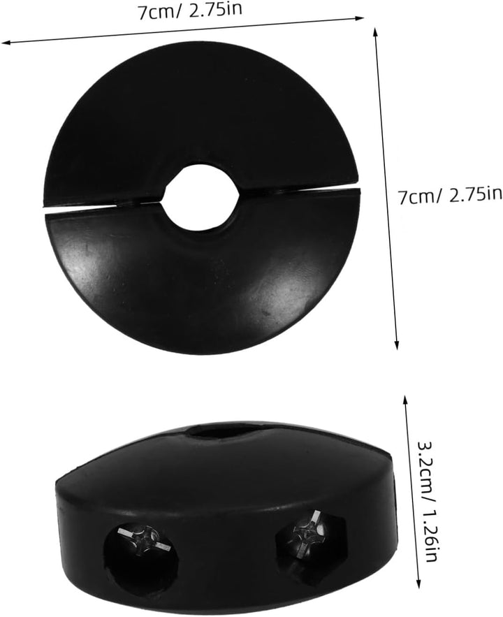 STOBAZA Kugelstopper Gummischlauchaufrollerpuffer Massivkern 15mm Mit Schrauben Für Schlauchtrommel