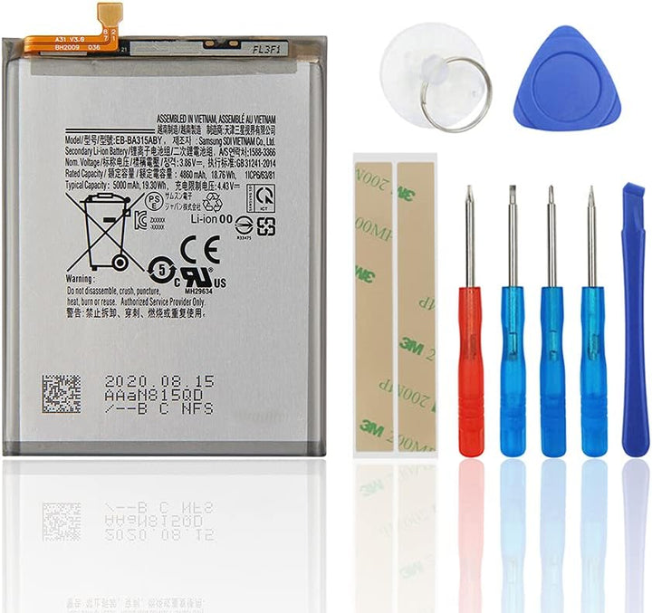 SwarKing Ersatz Akku Kompatibel mit Samsung Galaxy A31 SM-A315F, SM-A315F/DS, SM-A315G/DS, SM-A315G