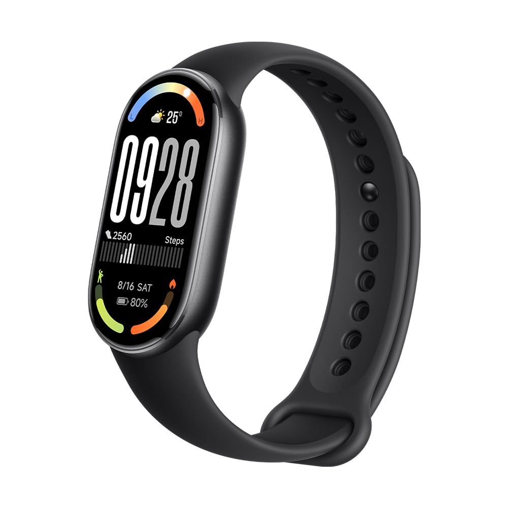 Xiaomi Smart Band 10 Fitness-Tracker,Smartwatch,1,72" AMOLED Display, 21 Tage Akku, 5ATM wasserdicht