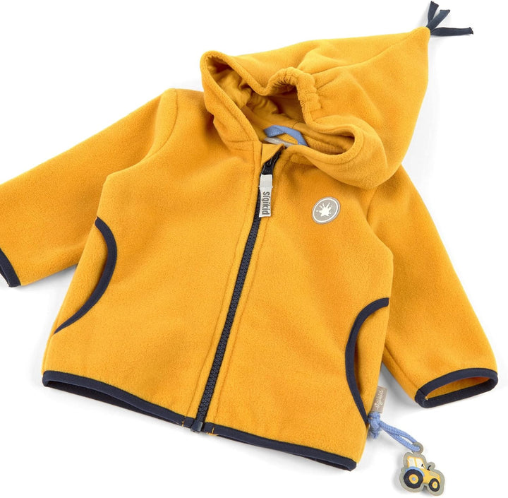 Sigikid Baby-Jungen Fleecejacke 62 Gelb, 62 Gelb