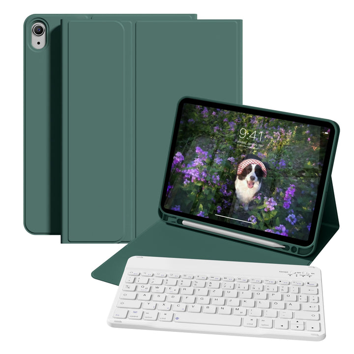 ZOPSGYU Hülle mit Tastatur für iPad (A16) 11/10 Generation (2025/2022, 11/10.9 Zoll), Schutzhülle mi