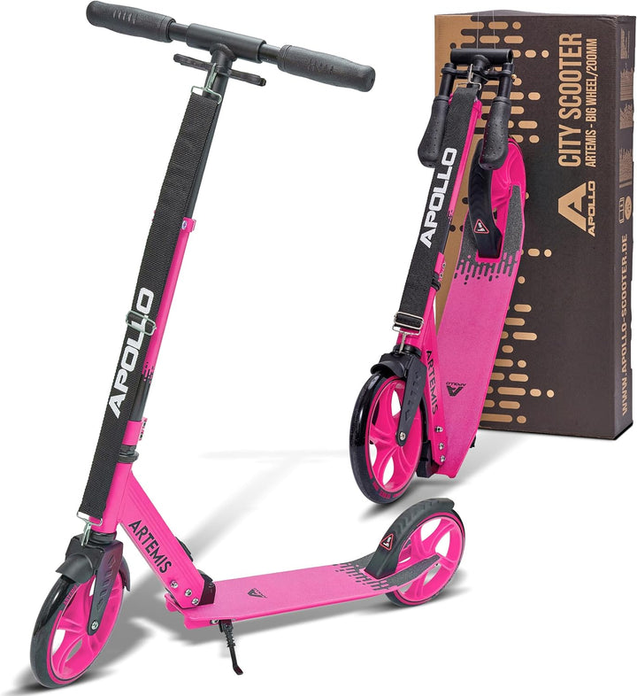 Apollo Artemis City Roller - Höhenverstellbarer Scooter für Kinder, Teens und Erwachsene, Tretroller