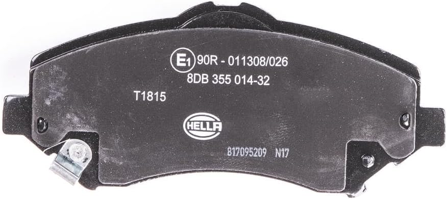 HELLA PAGID 8DB 355 014-321 Bremsbelagsatz - T1815 - Dicke/Stärke: 18.8mm - Bremssystem: Bosch - mit