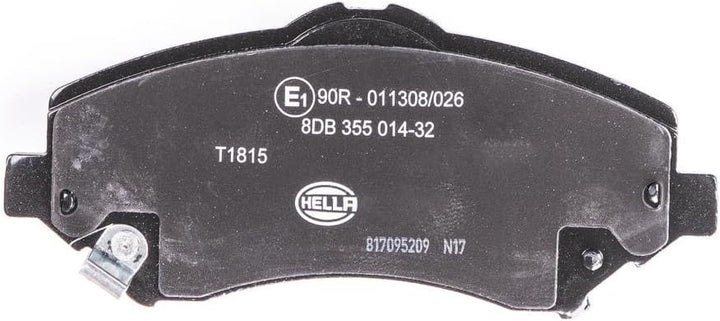 HELLA PAGID 8DB 355 014-321 Bremsbelagsatz - T1815 - Dicke/Stärke: 18.8mm - Bremssystem: Bosch - mit