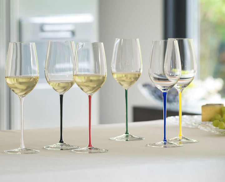 Riedel Fatto A Mano Riesling/Zinfandel Weinglas, rot Riesling Rot, Riesling Rot