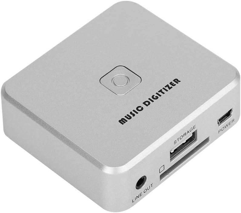 Tangxi MP3-Musik-Digitalisierer CD-Recorder, 3,5 mm Audio & Cinch L R MP3-Recorder-Konverter, 128 Kb