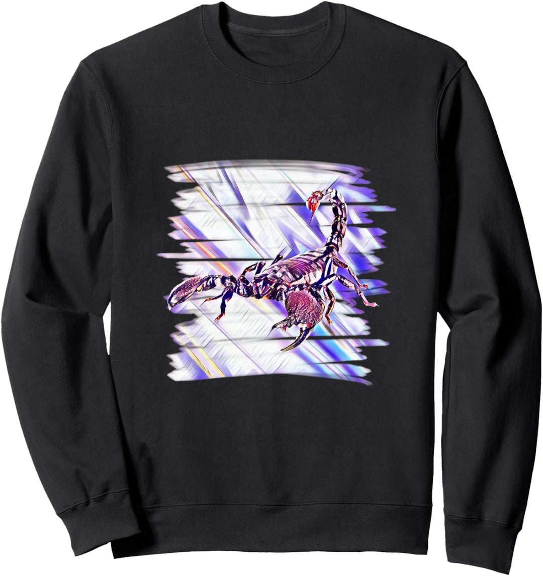 Skorpion Sternzeichen Motiv Terrarium giftig Tiere Skorpione Sweatshirt