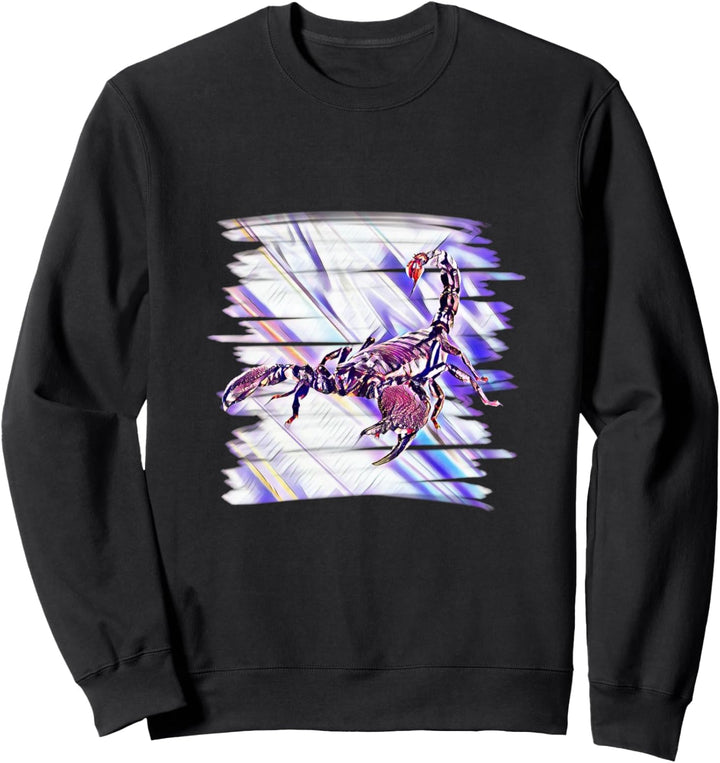 Skorpion Sternzeichen Motiv Terrarium giftig Tiere Skorpione Sweatshirt