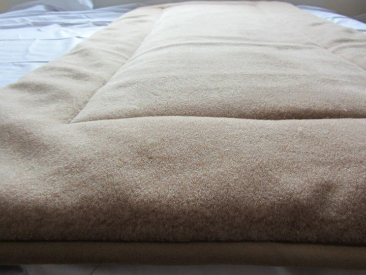 Unterbett Alpaca, Matratzenauflage, Bettauflage, Schonbezug 100% Wolle (90x200), 90x200