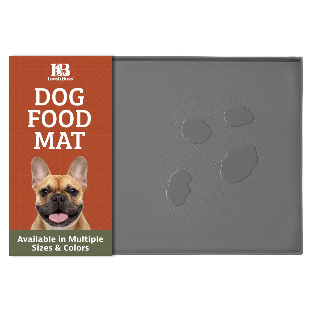 Leashboss Spritzmatte Medium/Gross – Napfunterlage Katzen & Hund mit Grosser Lippe, Rutsch- und Wass