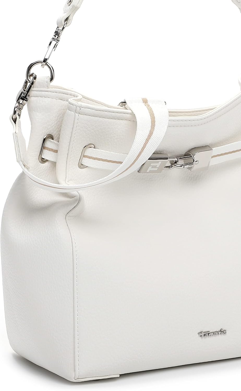 Tamaris Beutel TAS Kirima 34432 Damen Handtaschen Uni Weiss Einheitsgrösse, Weiss Einheitsgrösse