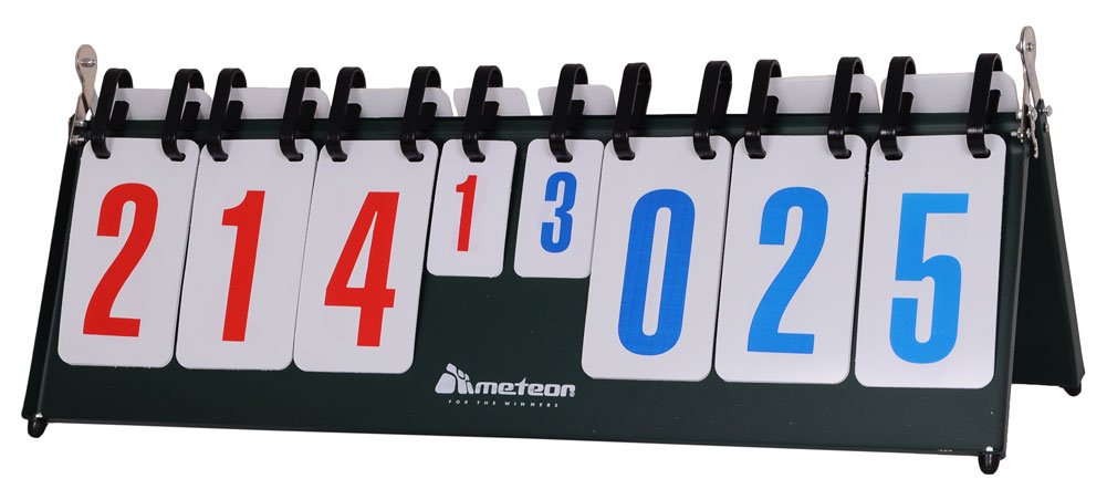meteor Anzeigetafel Score Flipper Flip-Tisch Scoring Board Tragbare Durable multifunktionale Sport S