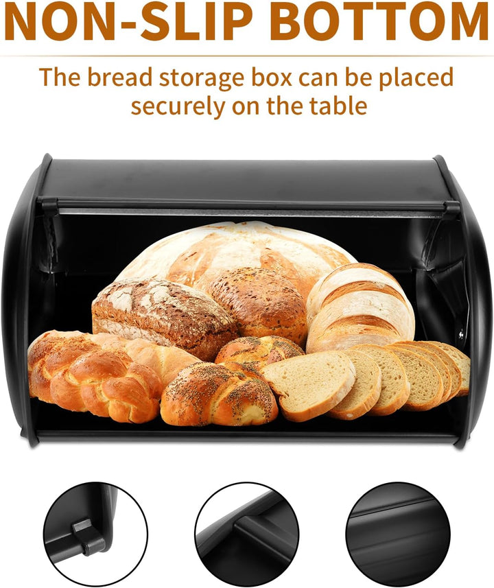 Brotkasten Brothalter Vorratsbehälter Grosse Kapazität Edelstahl Brotkasten Küchenorganisator Küchen