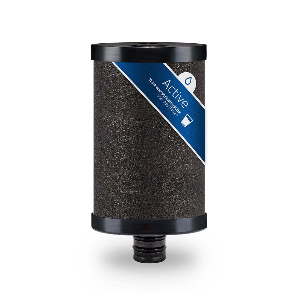 Alb Filter® Active Trinkwasserfilter Ersatzkartusche reduziert Schadstoffe, Schwermetalle, Mikro-Pla