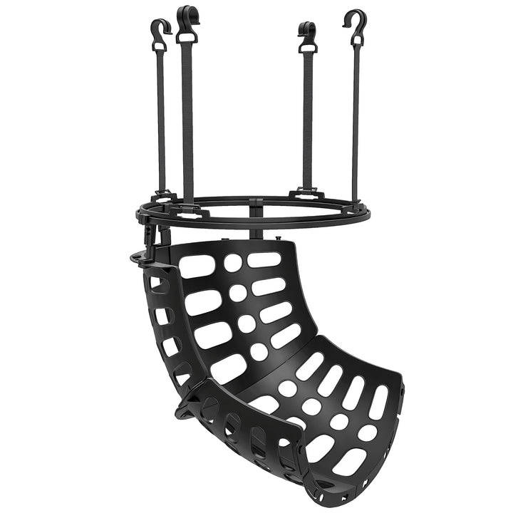 SPORTNOW Basketball-Rebounder, 360° drehbarer Rücklaufaufsatz, Rückholsystem für Basketball Schiessü