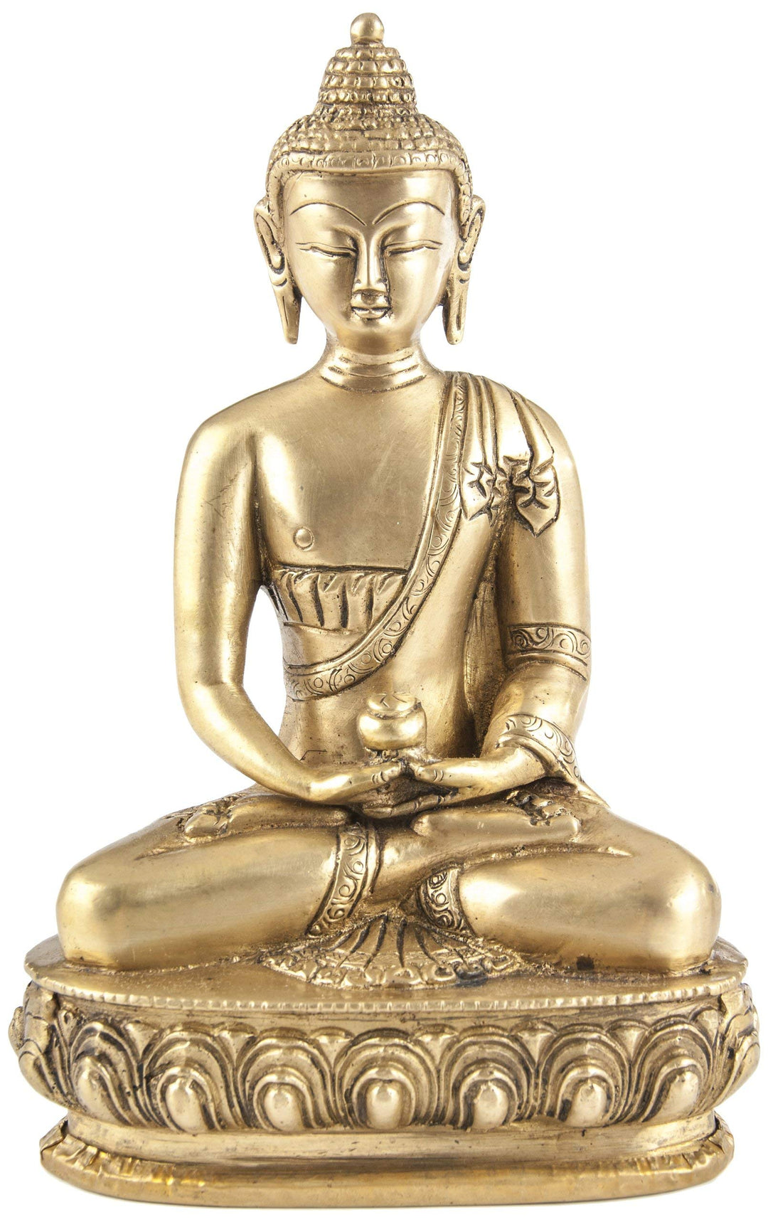 Berk FI-009 Statuen - Buddha Amithaba, Messing, Circa 20 cm