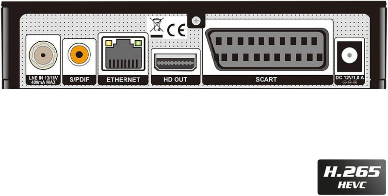 Edision Piccollino S2 Full HD Satelliten-Receiver FTA HDTV DVB-S2 (HDMI, USB 2.0,Scart,Display,CA,LA