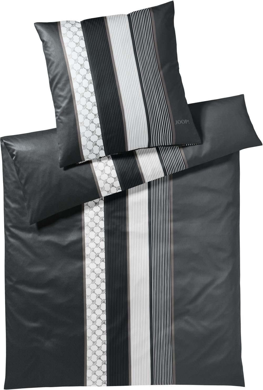 Joop! Bettwäsche Cornflower Stripes deep stone 1 Bettbezug 140 x 200 cm + 1 Kissenbezug 70 x 90 cm 1