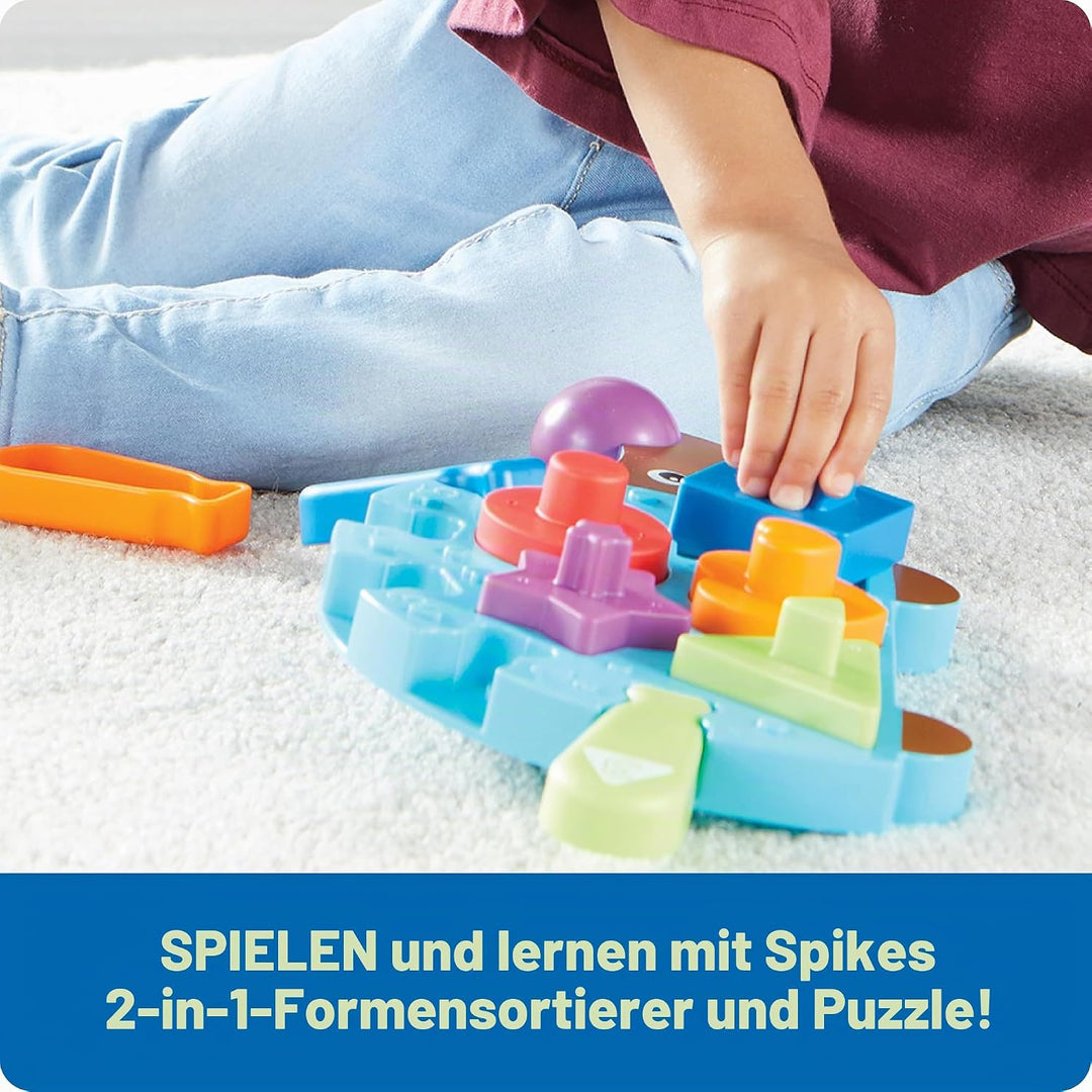 Learning Resources Spike den feinmotorischen Igel, Puzzlebrett Spielkamerad-11 Stück, Alter 18+ Mona