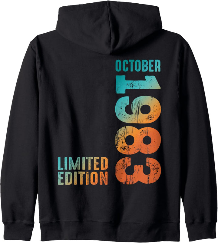 Awesome Limited Edition Oktober 1983 Retro 1983 Vintage 1983 Kapuzenjacke